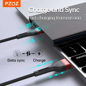 Cable PZOZ type -c سلك للشحن تايب سي طوله 3 متر
