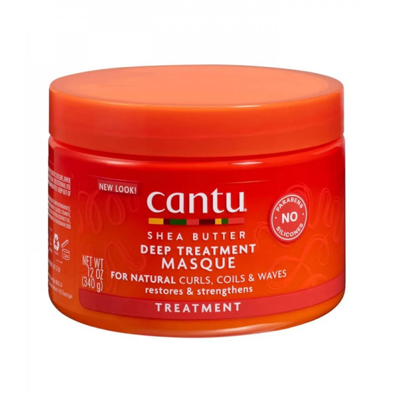 Cantu, Shea Butter Deep Treatment ﻣﺎﺳك ﺷﻌر ﻛﺎﻧﺗو 340ﻏمMasque