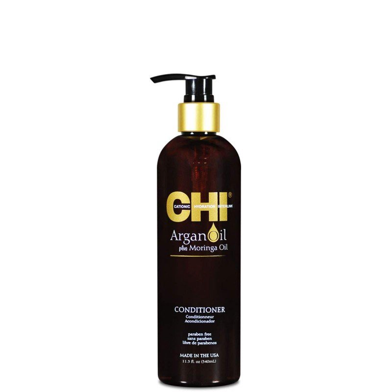 CHI Argan Oil Plus Moringa Oil Deep Moisture Kit ( Argan Oil Shampoo 355ml & Argan Oil 89ml & Argan Oil Rejuvenating Masque ) - Image 2