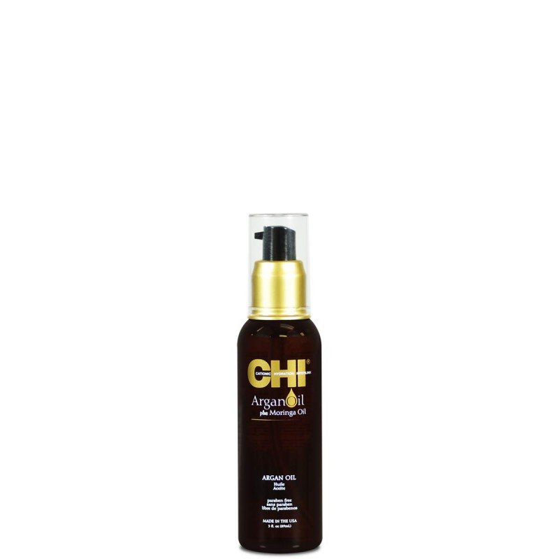 CHI Argan Oil Plus Moringa Oil Deep Moisture Kit ( Argan Oil Shampoo 355ml & Argan Oil 89ml & Argan Oil Rejuvenating Masque ) - Image 3