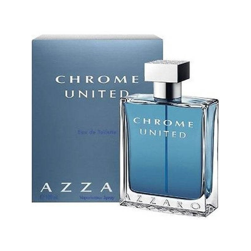 Chrome United EDT By Azzaro For Men 100ml