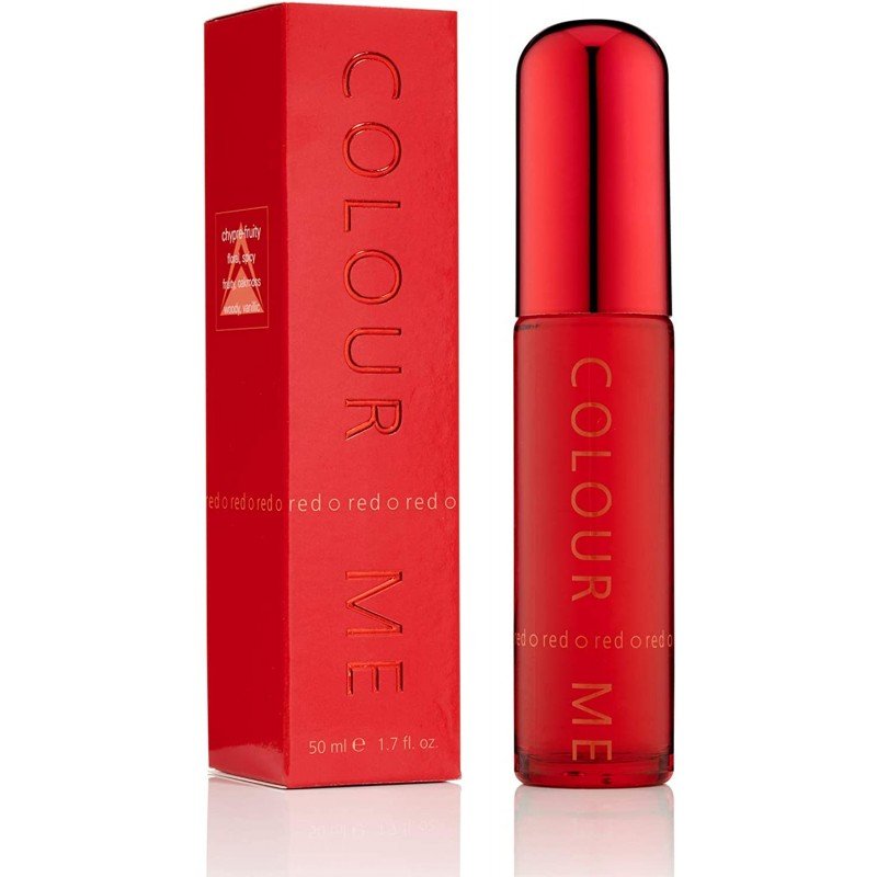 عطر كولور مي ريد من ميلتون لويد للنساء سعة 50 مل - Colour Me Red EDP By Milton Lloyd For Women 50 ML