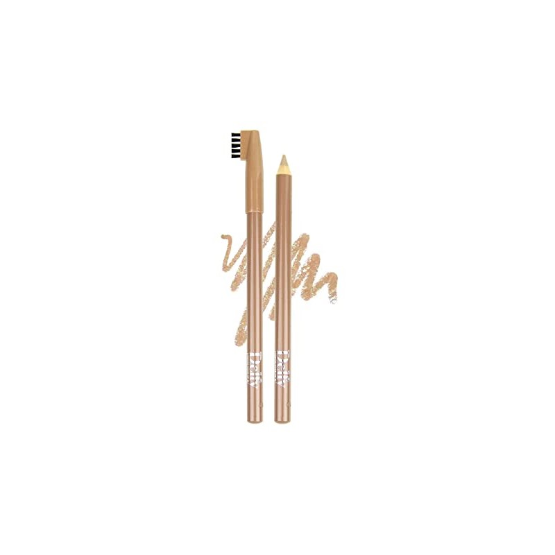 delfy eyebrow pencil sandقلم تحديد الحواجب باللون بني فاتح مع فرشاه اضافيه ذات راسين 1.4غرام