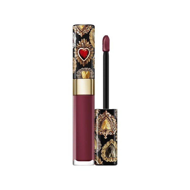 D&G SHINISSIMO HIGH SHINE LIP LACQUER 320 ICONIC Tester DAHLIA - ملمع شفاه تستر من دولشي اند غابانا درجة 320