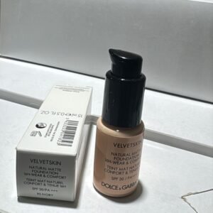 Dolce & Gabbana Velvet Skin Foundation كريم أساس تستر بدرجة 95 Ivory – 15 مل
