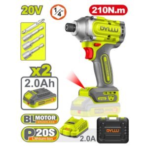 DYLLU Cordless impact driver 20V 1/4"