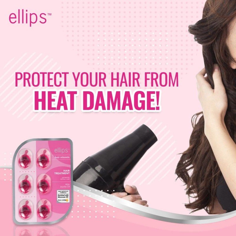 كبسولة إليبس لإصلاح الشعر التالف  Ellips (12 كبسولة )