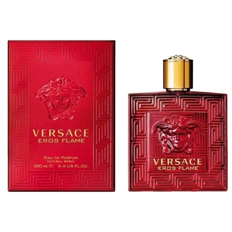 Eros Flame Eau de Parfum EDP By Versace For Men 100ml - عطر ايروس فلام او دي بيرفام من فيرزاتشي للرجال سعة 100 مل