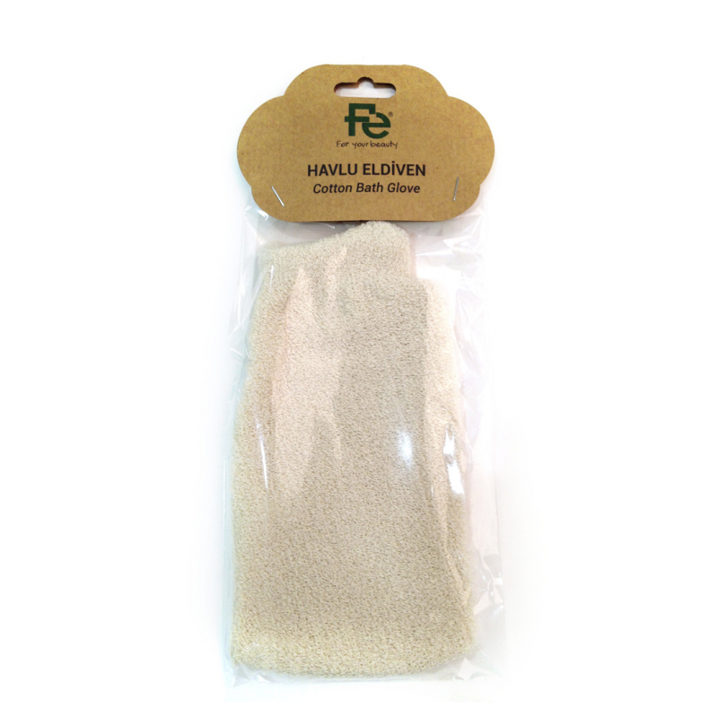 Fe Cotton Bath Glove ليفة استحمام قفاز fefu013