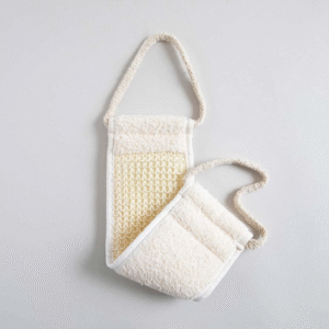 Fe Sisal 1200 Belt Towel ليفة استحمام طويلة بمقبضين بتقشير مزدوج