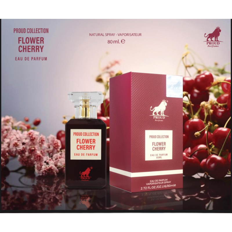 FLOWER CHERRY EDP By Proud Perfumes For Women 80Ml -عطر فلور شيرري من برواد للنساء حجم 80 مل
