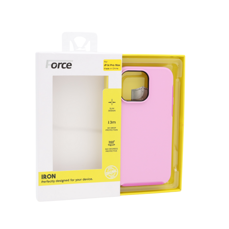 FORCE IRON IPHONE 14 PRO MAX - PINK