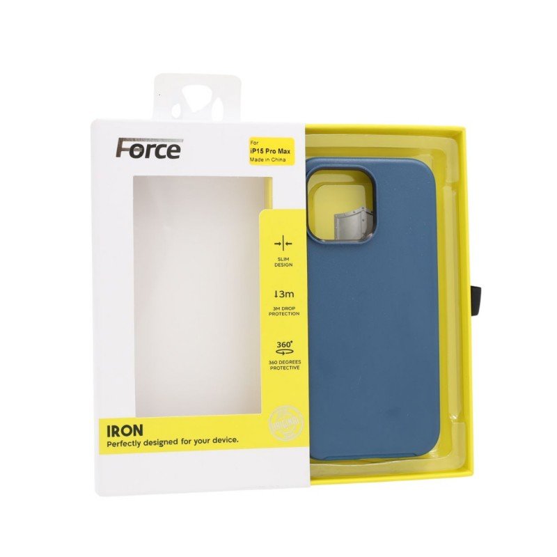 FORCE IRON IPHONE 15 PRO MAX- BLUE
