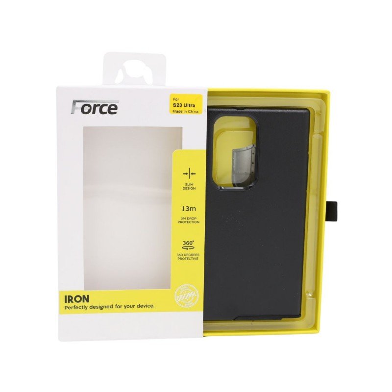 FORCE IRON SAMSUNG S23 ULTRA - black