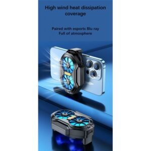 مبرد لاسلكي للهاتف مروحة مزدوجة FS01 قابل لإعادة الشحن