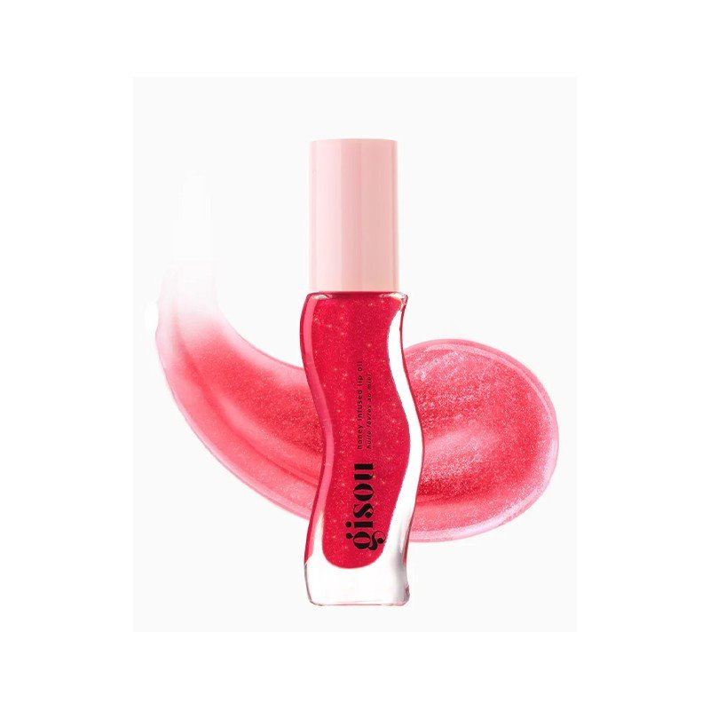 Gisou Honey Infused Lip Oil زيت شفاه بالعسل – نكهة كرز على الكيك