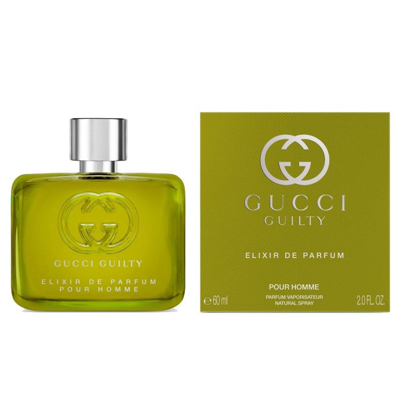 Guilty Pour Homme Elixir De Parfum for Men by Gucci 60ml -عطر جيلتي إليكسر من جوتشي للرجال 60 مل
