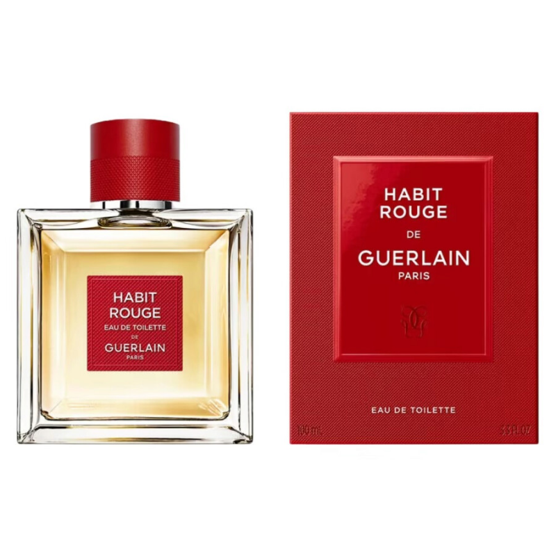 Habit Rouge Eau de Parfum By Guerlain For Men 100ML