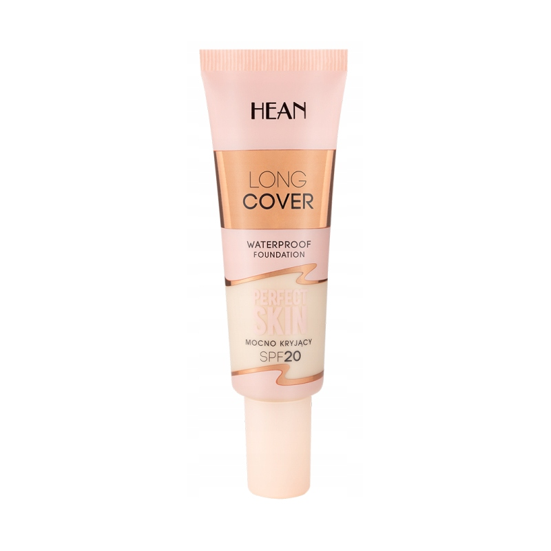 Hean Long Cover waterproof Covering face foundation C1 IVORI SPF20 25 ml -كريم أساس هين للوجه طويل التغطية مقاوم للماء 25 مل