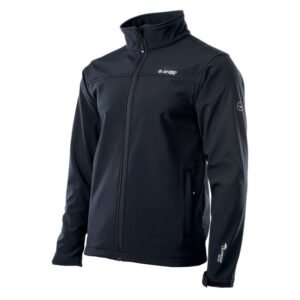 Hi-Tec Mens' Lingen Jacket  جاكيت هاي تك لينجين ضد الماء للرجال لون أسود