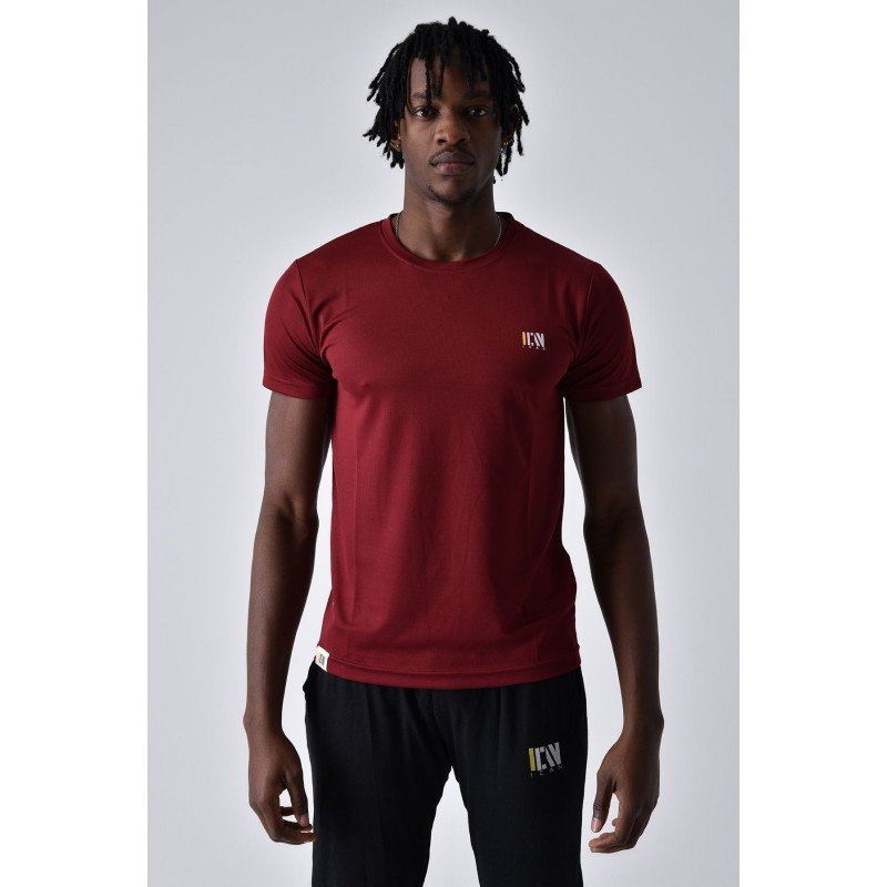 ICAN DRAY FIT T-SHIRT تيشيرت شبابي دراي فيت لون خمري