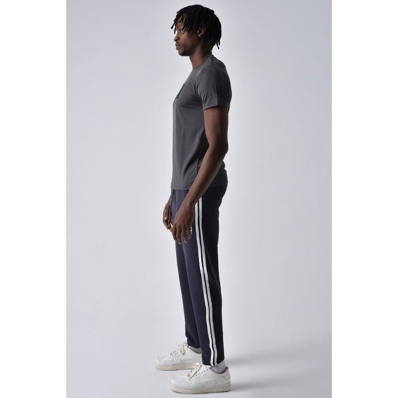 ICAN DRAY FIT T-SHIRT تيشيرت شبابي دراي فيت لون سكني غامق