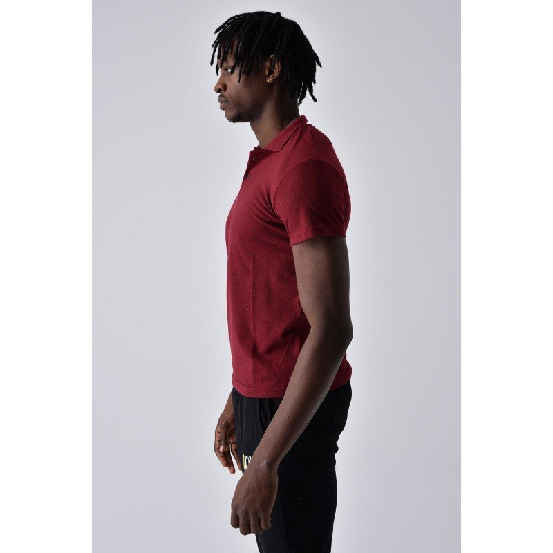 ICAN POLO T-SHIRT بلوزة بولو تيشيرت شبابي لون خمري