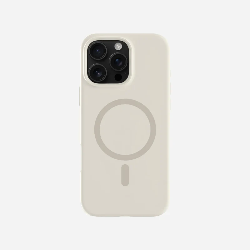 iPhone 14 Pro Max Silicone Case with MagSafe - White