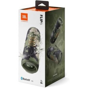 JBL Flip 6 - Portable Waterproof Speaker سبيكر لون أخضر وجيشي