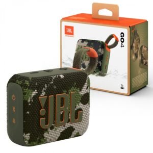 JBL Go 4 Ultra-Portable Bluetooth Speaker-سماعة بلوتوث JBL-GO-4 من جى بى ال لون أخضر مموه