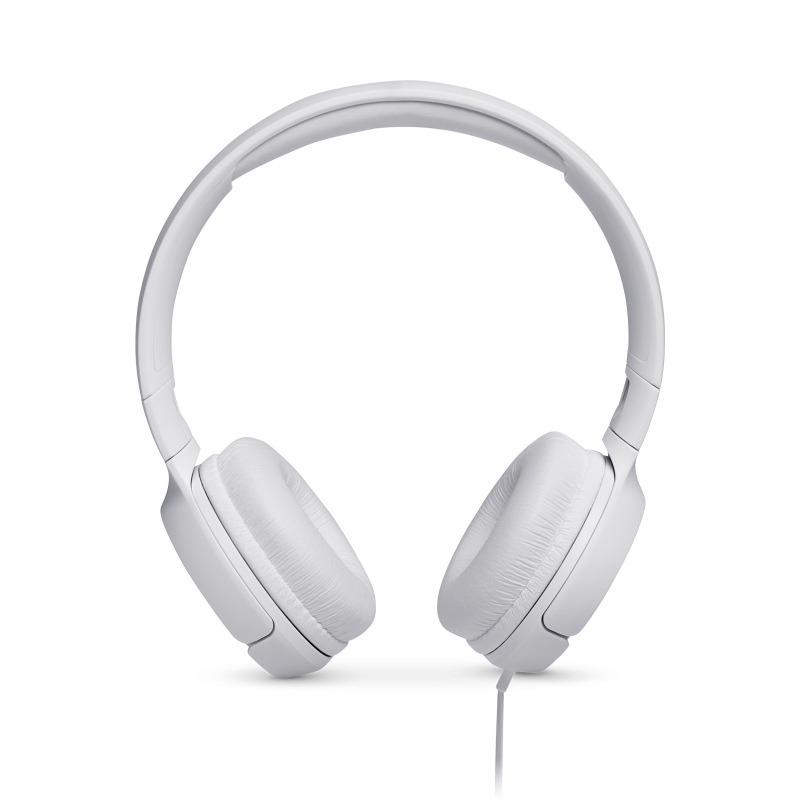 JBL Tune 500 Wired Headphones White - Image 2