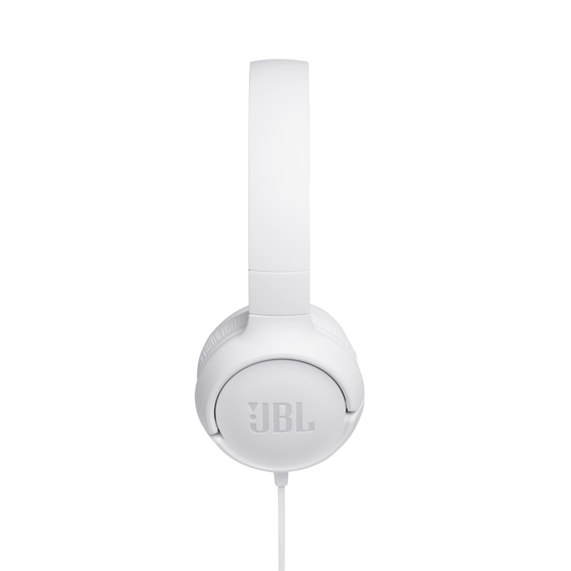 JBL Tune 500 Wired Headphones White - Image 4