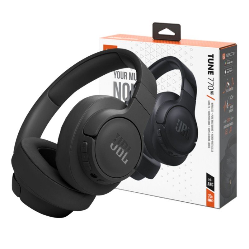 JBL Tune 775NC Wireless Over-Ear Headphones Black - Image 3