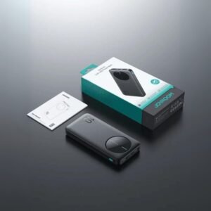 Jr-pbf12باور بانك جويروم العالمية تدعم الشحن السريع بسعة 10000 ملي أمبير مع اضاءة للإشارة إلى نسبة الشحن كفالة ٣ سنوات