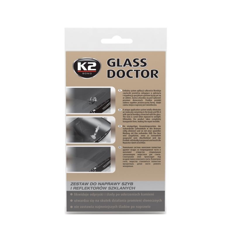 K2 GLASS DOCTOR معالج تشققات الرجاج B350