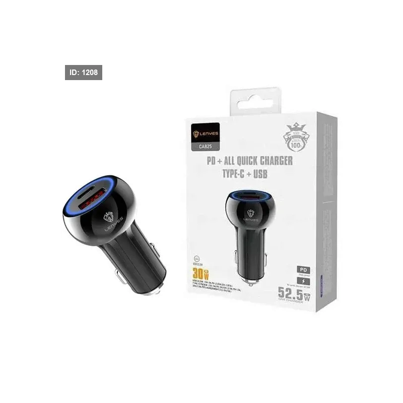 Lenyes CA825 CAR CHARGER مع كفالة سنة