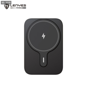 Lenyes PW129D POWER BANK بطارية احتياطية سعة 10000 ميلي أمبير تدعم الشحن اللاسلكي بقوة 15 واط مع كفالة سنة