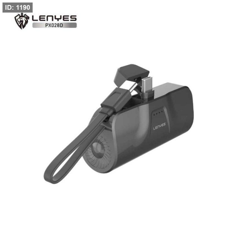 Lenyes PX027D POWER BANK بطارية احتياطية سعة 5000 ميلي أمبير مع كفالة سنة
