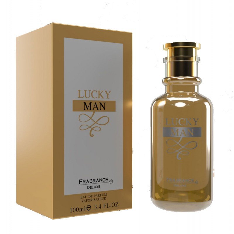 Lucky Man EDP By Fragrance Deluxe For Men 100ML-عطر لاكي مان من فرانجنس ديلوكس للرجال سعة 100 مل