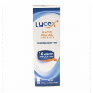 Lycex Removes Head Lice Eggs & Nits 100ML -لايسك مزيل قمل الرأس وقشور البيوض الملتصقة بالشعر حجم 100 مل