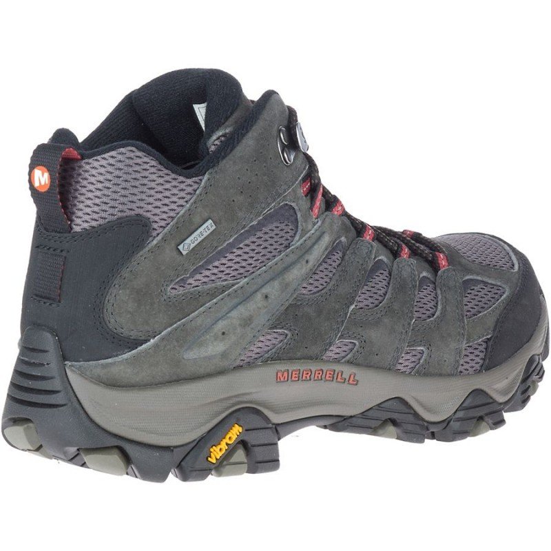 Merrell Men's Moab 3 Mid GORE-TEX Shoes - حذاء ميريل مواب 3 ميد للرجال لون رمادي