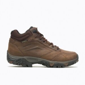 Merrell Men's Moab Adventure 3 Mid WP Shoes - حذاء ميريل مواب أدفنتشر 3 ميد ووتر بروف للرجال لون بني