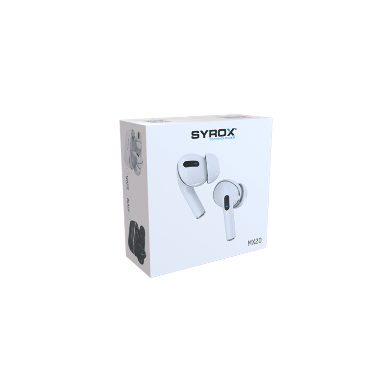 MX20 Wireless Headset with Microphone WHITE سماعة ويرلس