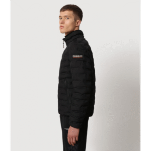 napapijri Puffer Jacket Alvarسترة نابابيري للرجال لون أسود
