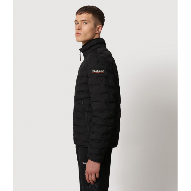 napapijri Puffer Jacket Alvarسترة نابابيري للرجال لون أسود