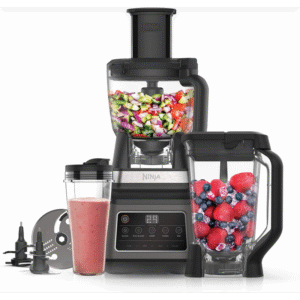 Ninja 3-in-1 Food Processor with Auto-IQ BN800EU-محضر طعام نينجا 3 في 1 مع نظام التشغيل التلقائي قوة 1200 واط