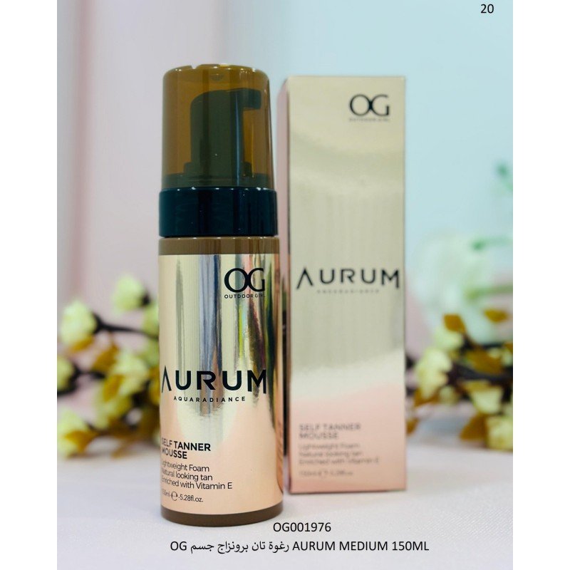 OG رغوة تان برونزاج جسم AURUM MEDIUM 150ML