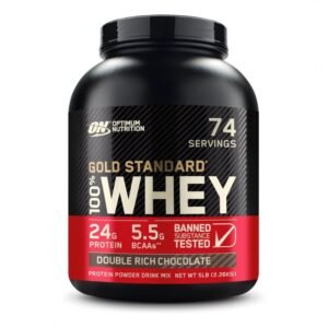 Optimum Nutrition Gold Standard 100% Whey Protein Powder Double Rich Chocolate 5 LB ( 2.27kg )