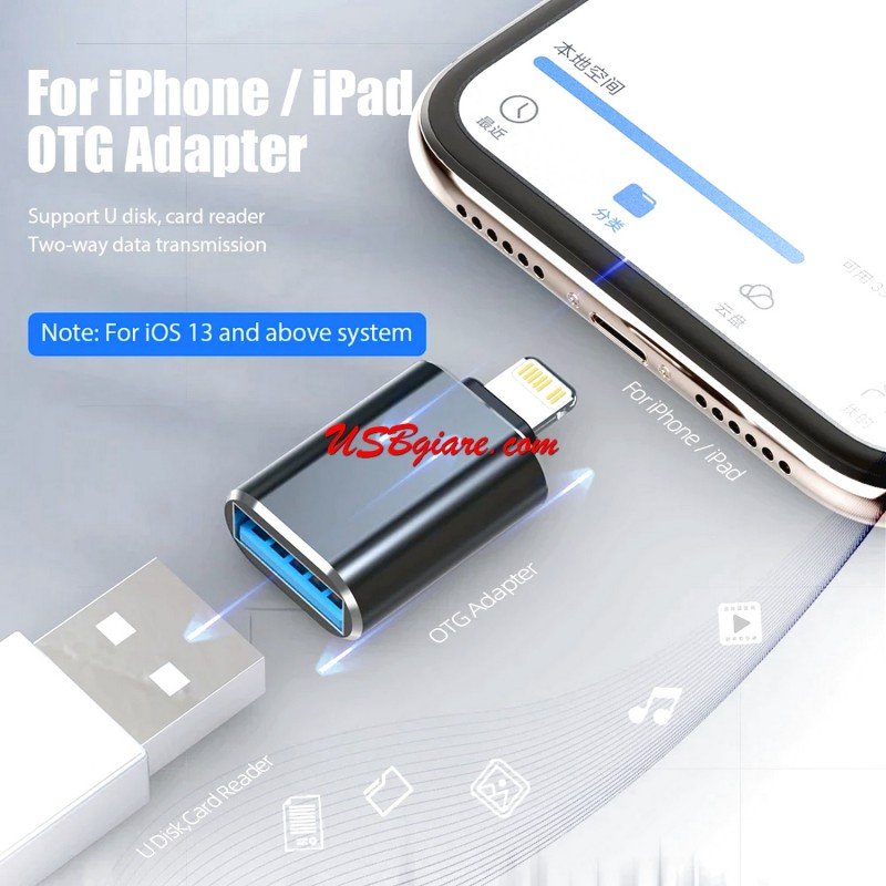 تحويلة ايفون الى فلاش كيبورد OTG iPhone USB - Image 4