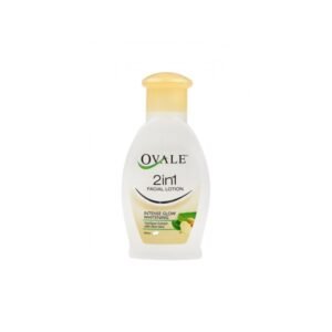 OVALE Facial Lotion Whitening 2 in 1 - منظف للوجه ومبيض بالألوفيرا 200 مل
